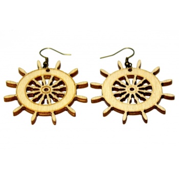 Earrings "Ship steering wheel" KÕ17