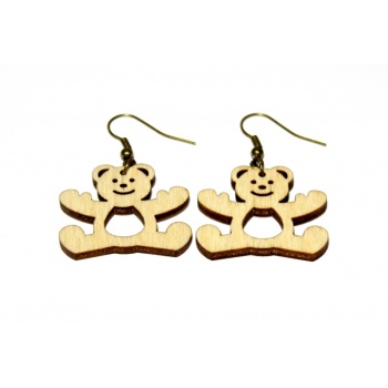 Earrings "Teddy bear"