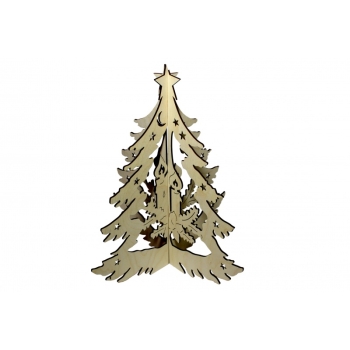 Christmas decoration ''Spruce'' 3D Large E33
