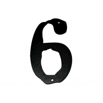 Metal number ''6'' Met nr 6