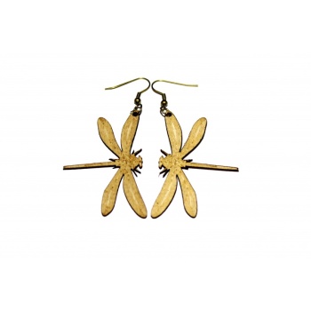 Earrings "Dragonfly" KÕ62 Thin