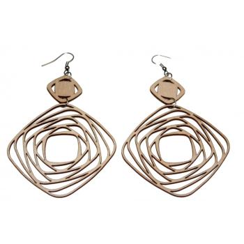 Earrings "Vortical" KÕ72 Thin