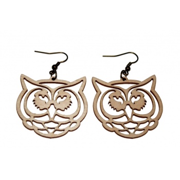 Earrings "Owl" KÕ88 Thin