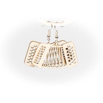 Earrings ""Accordion" KÕ103 Thin