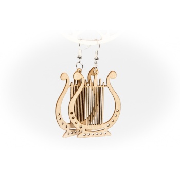 Earrings "Lyre" KÕ104 Thin