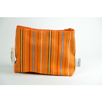 Cosmetic bag small ETNO Muhu orange