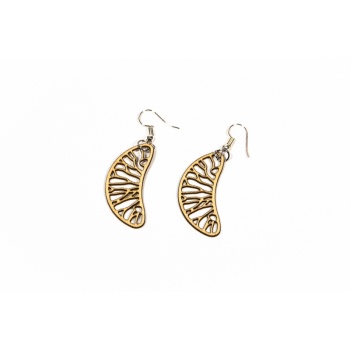 Earrings "Slice of orange" KÕ109 Thin