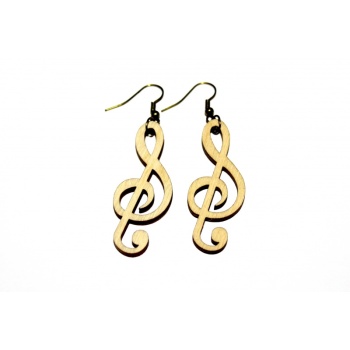 Earrings "Clef" KÕ25 Small