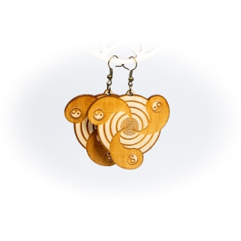 Earrings "Yin-Yang"
