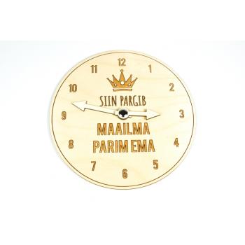 Parking clock "Siin pargib maailma parim ema" KK19