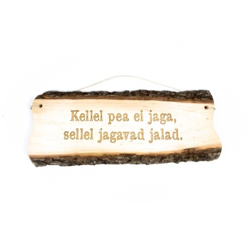 Silt servamata lauast "Kellel pea..." SL14