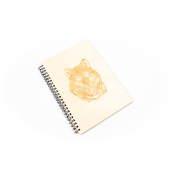 Notebook A5 Wolf M01
