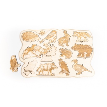 Puzzle wild animals LA 33