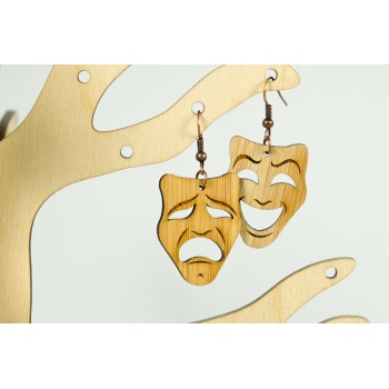 Earrings Theater KÕ118 bamboo