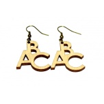 Earrings "ABC"