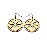 Earrings "Flower in a circle"