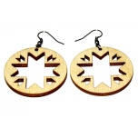 Earrings "Oktagon out of circle"