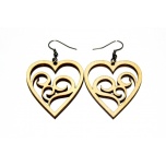 Earrings "Heart" KÕ27