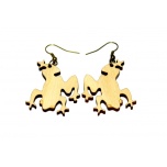 Earrings "Frog"