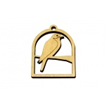 Pendant "Bird on a branch"