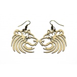 Earrings "Lion" KÕ55 Thin