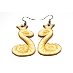 Earrings "Snake king"