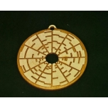Pendant ''Stripes in the circle''