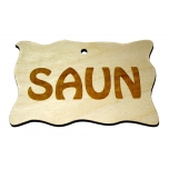 Plywood sign "Saun" Small VS18