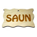 Plywood sign "Saun" Small VS18