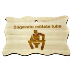 Plywood sign "Sügavate mõtete tuba" Small VS21