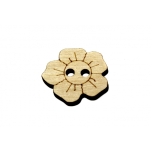 Button ''Flower engraved'' N07