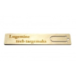 Bookmark "Lugemine teeb targemaks" JH25