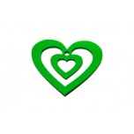 Bookmark ''Green heart''