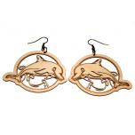 Earrings "Dolphin" KÕ79 Thin