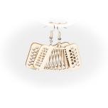 Earrings ""Accordion" KÕ103 Thin