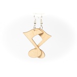 Earrings "Note" nr 1 KÕ105 Thin