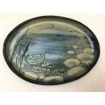 Plate / bowl ceramic birds / nature