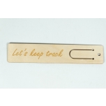 Bookmark "Let's keep track" JH53