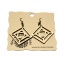 Earrings "Square" KÕ14