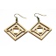 Earrings "Square" KÕ14