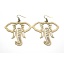 Earrings "Elephant" KÕ58 Thin 