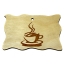 Plywood Sign 'Coffee mug' Small VS09