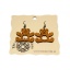 Earrings "Teddy bear" KÕ26 Ebonized