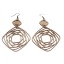 Earrings "Vortical" KÕ72 Thin