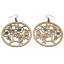 Earrings " Butterfly and flowers" KÕ74