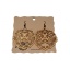 Earrings "Lion's mane" KÕ82 Thin