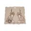 Earrings "Sitting fox" KÕ101 Thin