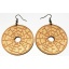 Earrings "Stripes in a circle"