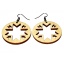 Earrings "Oktagon out of circle"