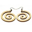 Earrings "Worm"